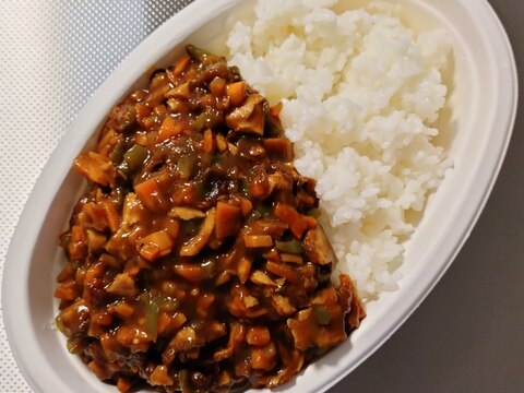 【大豆ミート】野菜キーマカレー